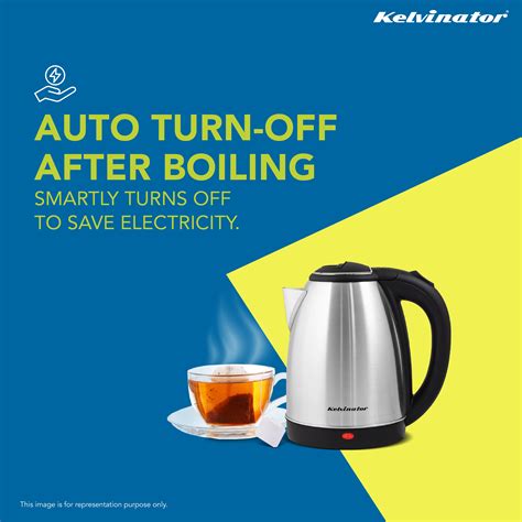 Kelvinator Fabulo L Electric Kettle Steel Black Keks