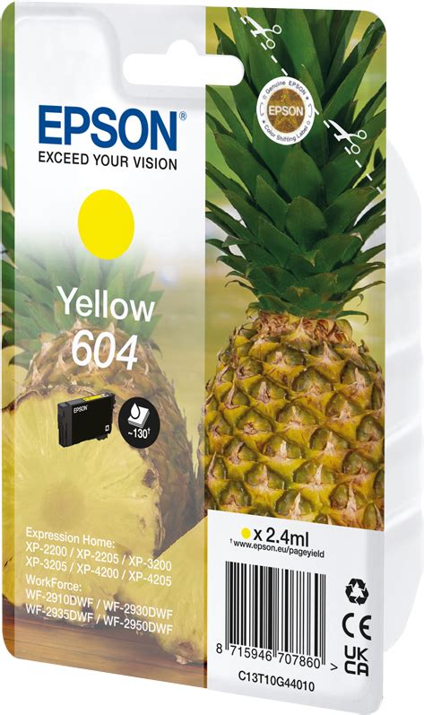 Epson 604 Giallo Cartuccia D Inchiostro Toner24 It