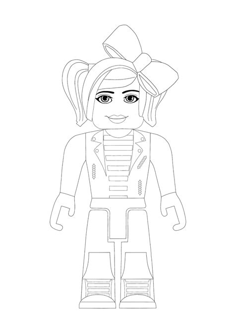 Roblox Girl Coloring Pages - 2 Free Coloring Sheets (2021) Free ...