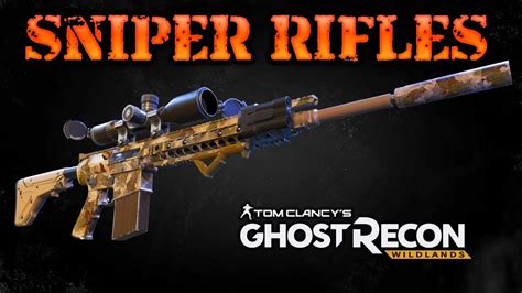 All Sniper Rifles Ghost Recon Wildlands Youtube