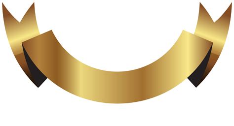 Gold Ribbon Png