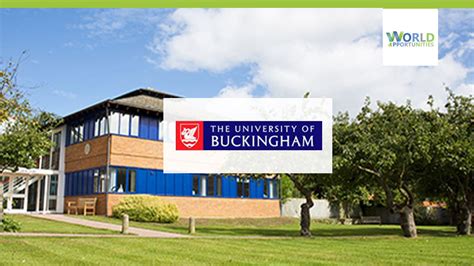 Buckingham University Scholarship - World Opportunities