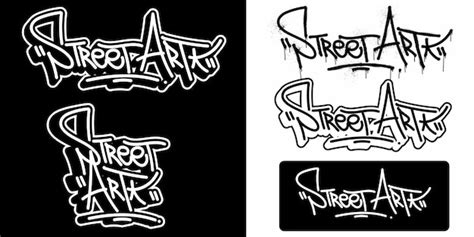 Premium Vector | Street Art text in graffiti tag font style Graffiti ...