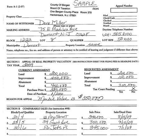 Understanding & Executing a Successful Property Tax Appeal in Bergen County, NJ