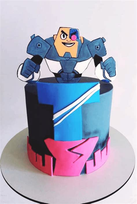 Cyborg Birthday Cake Ideas Images Pictures