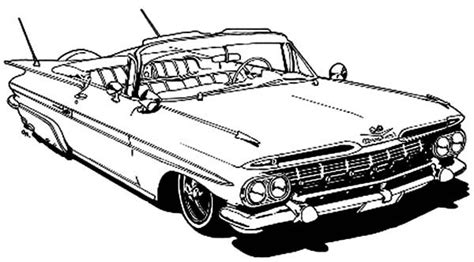 How To Draw A Lowrider Car Draw Easy