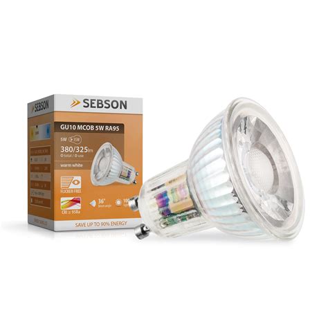LED Lampe GU10 5W RA95 | SEBSON