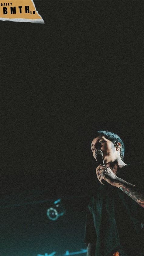 Oli Sykes Wallpaper Artis Musisi Seni Cetak