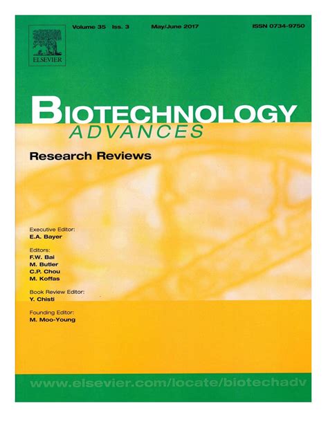 Biotechnology Advances Vol 35 N° 3 2017 By Biblioteca Gerardo Molina Issuu