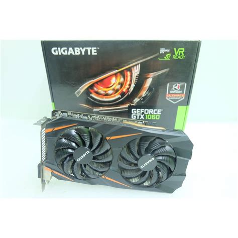 Gigabyte Gtx 1060 6gb Ddr5 Oc Windforce มือสองสวย Shopee Thailand