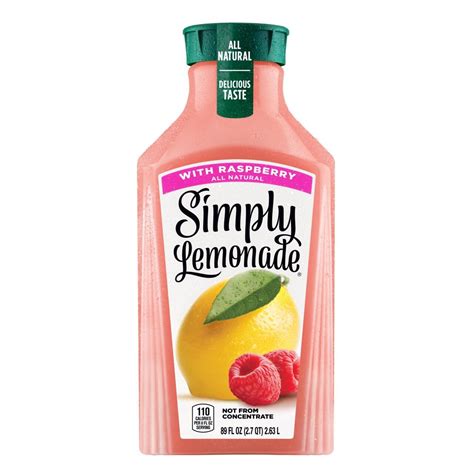 Simply Lemonade With Raspberry Shop Juice At H E B