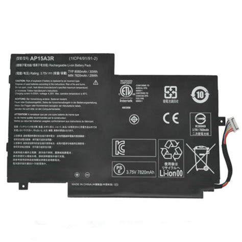 Akku für Acer Aspire Switch 10 SW3 013 10E SW3 013P Laptop AP15A3R 3