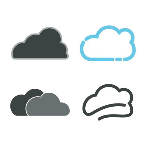 Cloud logo vector template 32208889 Vector Art at Vecteezy