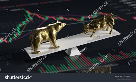 Bull Bear Market Stock Exchange Trading Stock Illustration 2190328517 ...