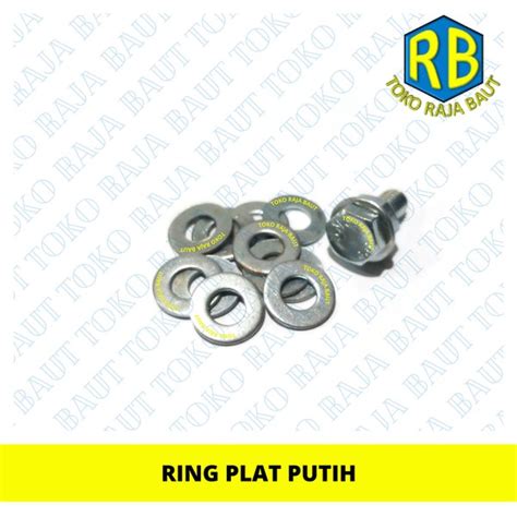 Jual RING 8 PUTIH WASHER PLAT M5 Di Lapak TOKO RAJA BAUT Bukalapak