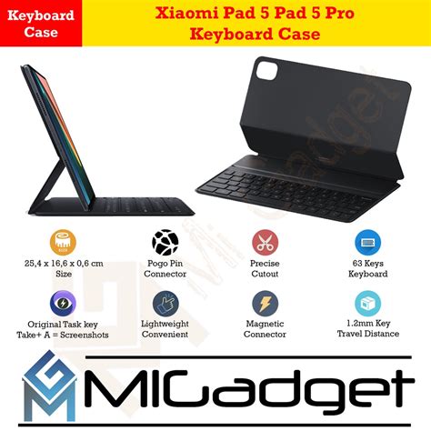 Jual Xiaomi Pad 5 Pad 5 Pro Keyboard Case Smart Keyboard Magic Keyboard Shopee Indonesia