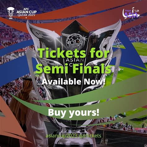 Tickets For Asian Cup 2023 Semi Finals Now On Sale