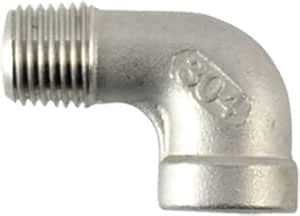 Amazon VARMHUS Stainless Steel 304 Threaded Cast Pipe Fitting 90