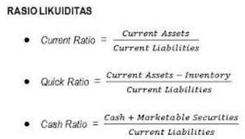 Pengertian Rasio Likuiditas Tujuan Fungsi Komponen Dan Jenisnya