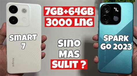 Tecno Spark Go 2023 VS Infinix Smart 7 Sino Ang Pipiliin Mo YouTube