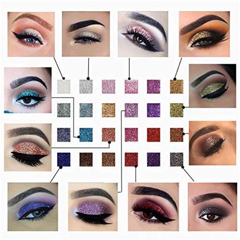 Glitter Eyeshadow Palette 9 Colors Sparkle Shimmer Eye Shadow Highly