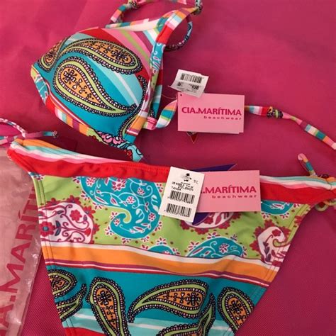 Cia Maritima Swim Salenew Ciamaritima Paisley Bikini Set Poshmark