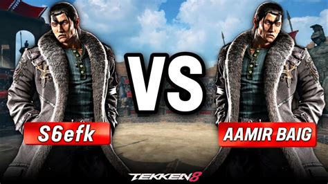 Tekken 8 Dragunov X6efk Vs Dragunov Aamir Baig Intense Battle Youtube