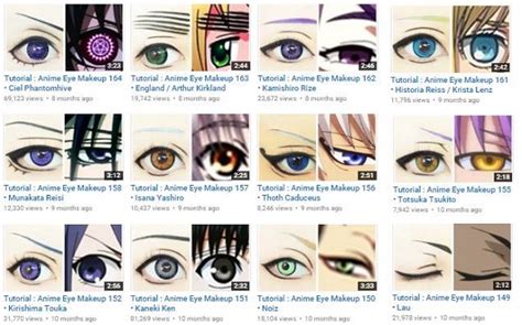 Easy Anime Eyes Makeup Tutorial | Saubhaya Makeup