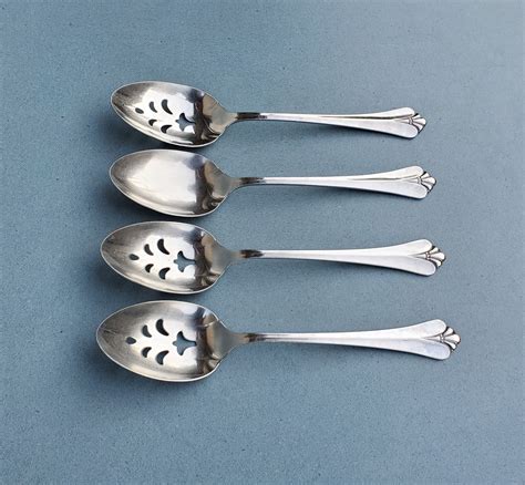 Oneida Community Stainless Royal Flute Pattern Set Of Oval Serving