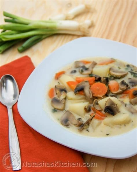 Russian Mushroom And Potato Soup Recipe