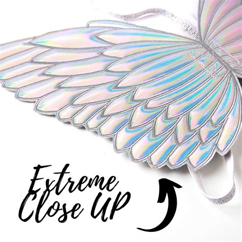 Little Girl Hologram Unicorn Wings Costume – Chicky Chicky Bling Bling