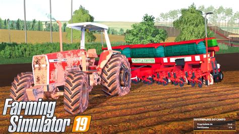 CONJUNTO DE PLANTIO BRUTO Farming Simulator 2019 Faz Catarina