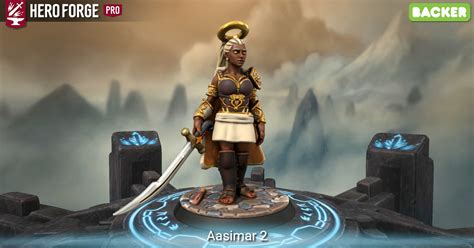 Aasimar 2 Made With Hero Forge