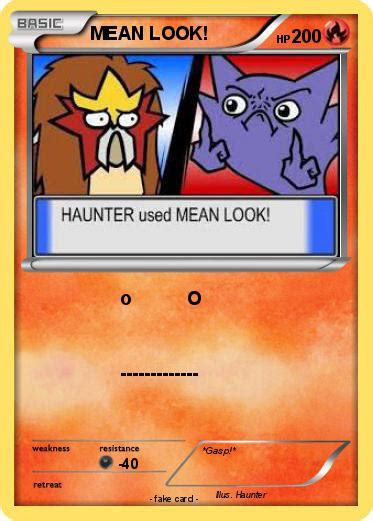 Pokémon MEAN LOOK 1 1 - o O - My Pokemon Card