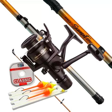 Combo Pesca Variada Ca A Telescopica Reel Frontal Accesorios