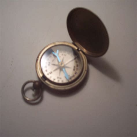 Vintage Wittnauer Military Pocket Watch Style Compass Ww2 Ma And Pa S Attic