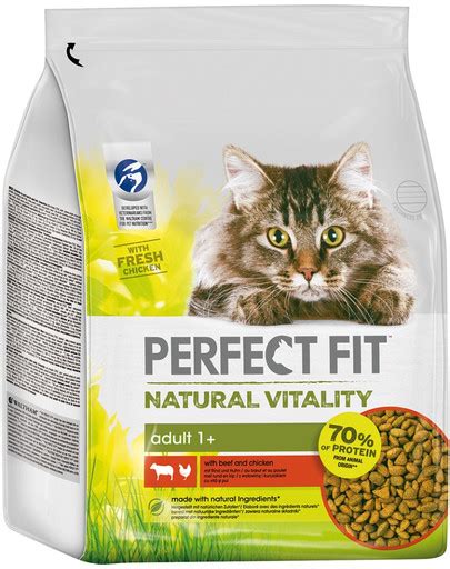 PERFECT FIT Natural Vitality avec du bœuf et du poulet pour chats