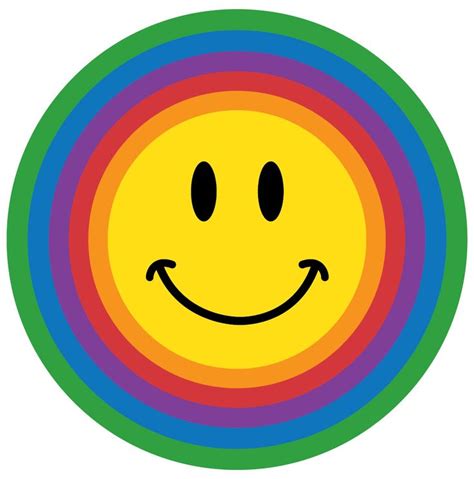 Susan S School Daze Rainbow Color Smileys Rainbow Colors Happy