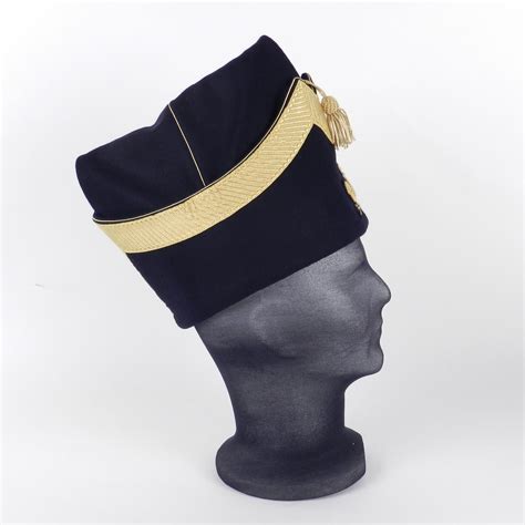 Antikcostume Bonnet De Police D Officier Avec Une Rang E De Galon Et