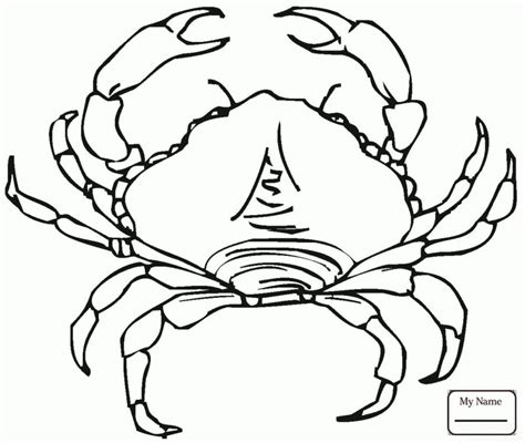 Coloriage Crabe à imprimer