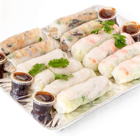 Vietnamese Rice Paper Roll Platter Golden Bakery Online Store