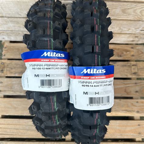 Mitas Motocross Tyres to fit 65cc Motocross Bike (New Terra Force MX MH ...