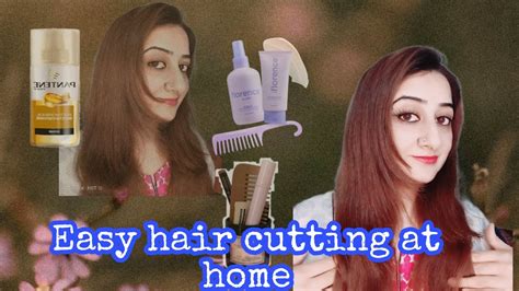 Layer Hair Cutting At Home Easy Hair Cutting Tutorial YouTube