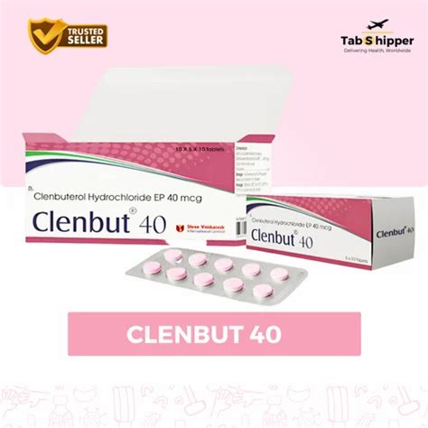 Clenbut Clenbuterol Hydrochloride 40 Mcg Tablet At Rs 310box