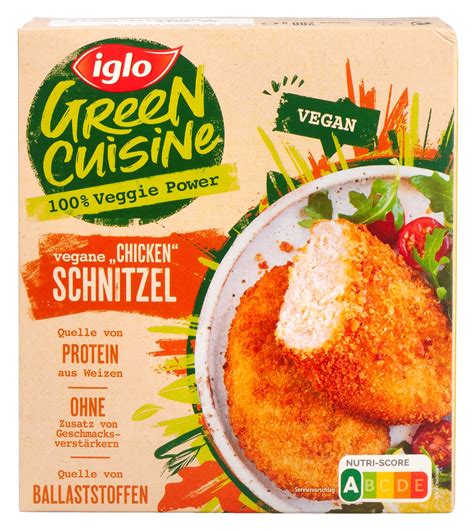 Test Iglo Green Cuisine Vegane Chicken Schnitzel Stiftung Warentest