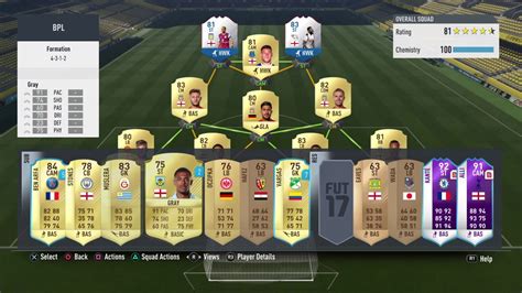 Fifa 17 Op 40k Squad Builder Should I Do Fut Champions With It Youtube