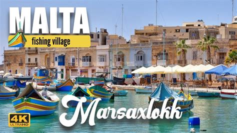 MALTA Marsaxlokk Fishing Village YouTube