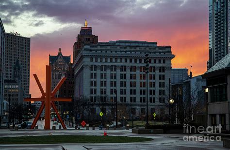 Milwaukee Sunset Photograph By Eric Curtin