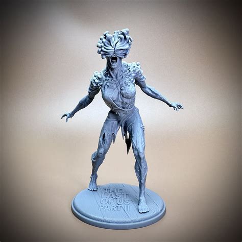 Модель для сборки 3D фигурка персонаж Щелкун (Clicker) The Last of Us ...