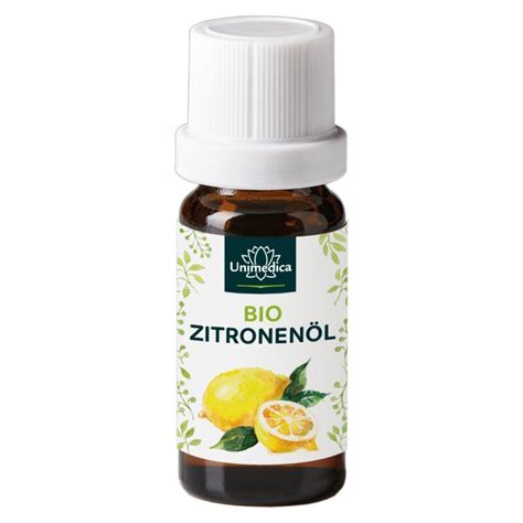 Bio Zitronen L Therisches L Ml Von Unimedica Naturreines